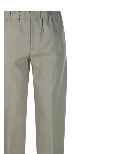 Lardini Elastische Broek in het Gray voor heren