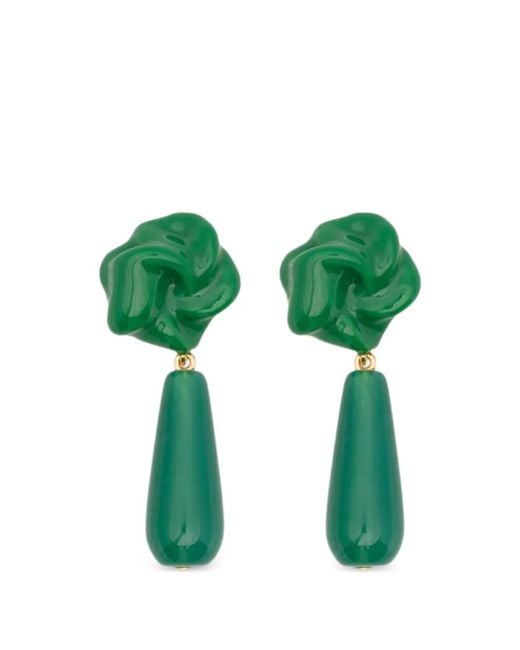 Completedworks Green The Depths Of Time Drop Earrings