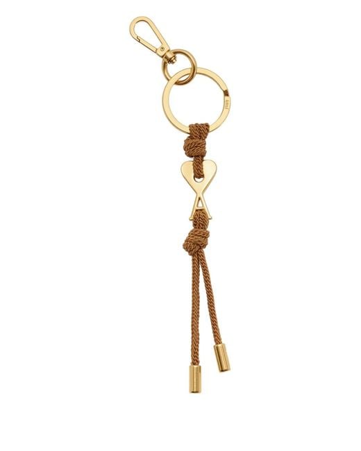 AMI Metallic Ami De Coeur Cord Keyring