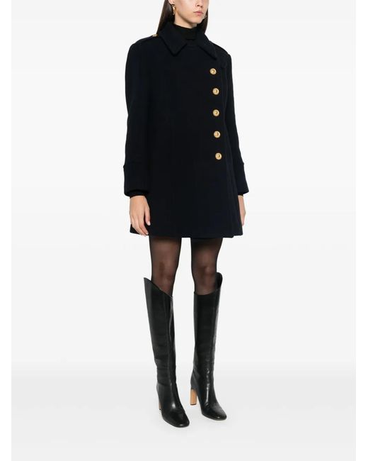 Tom Ford Black Single-Breasted Coat
