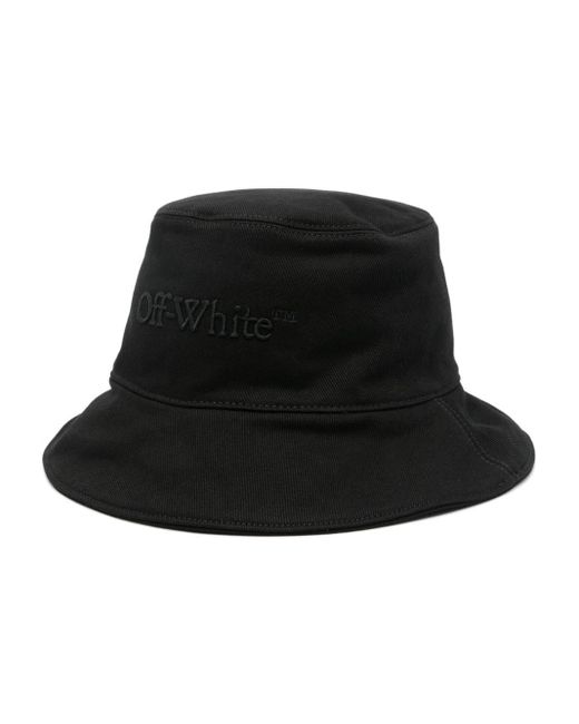 Off-White c/o Virgil Abloh Black Bookish Denim Bucket Hat for men