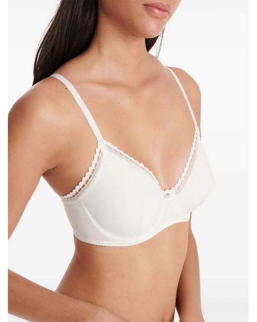 Eres White Flow Full-Cup Bra