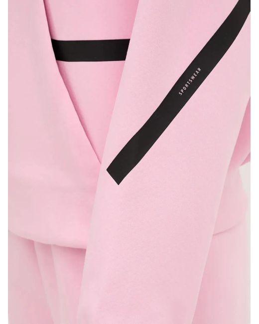 Adidas Pink Z.N.E Kangaroo-Pocket Hoodie