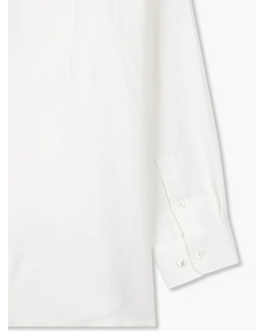 Camicia Con Ricamo di MAN ON THE BOON. in White da Uomo