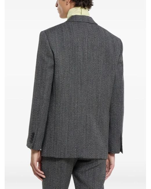 Gucci Gray Wool Jacket for men