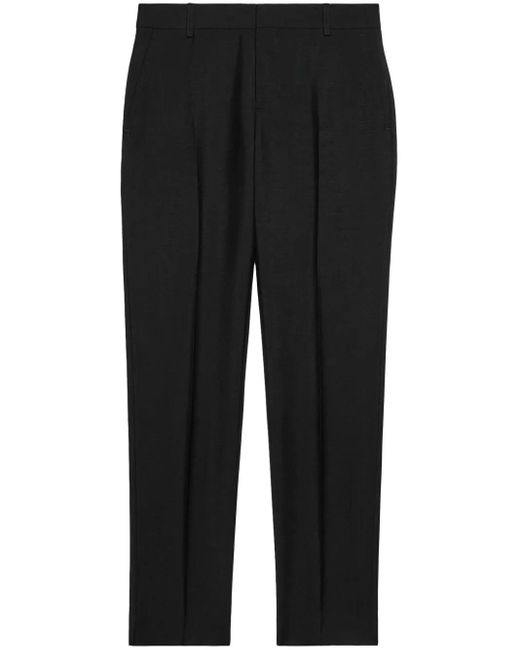 AMI ハイウエスト テーラードパンツ Black