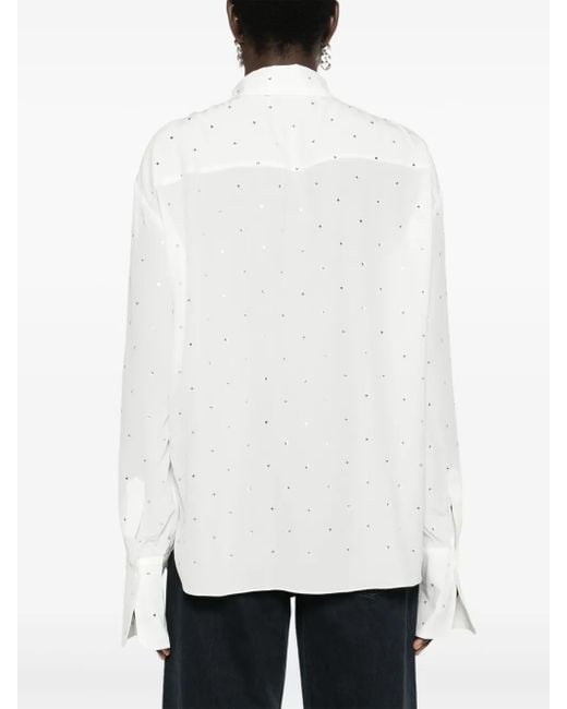Zadig & Voltaire White Tyrone Silk Shirt