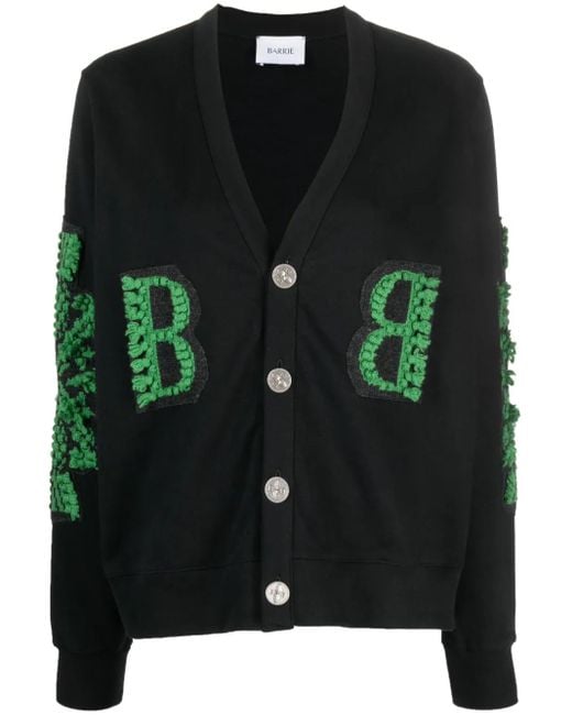 Barrie Black B-Logo Cardigan
