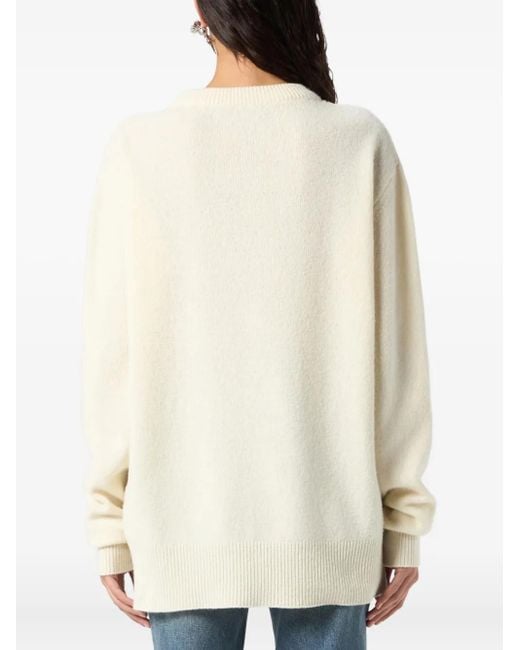 Pull À Fleurs Blumarine en coloris Natural