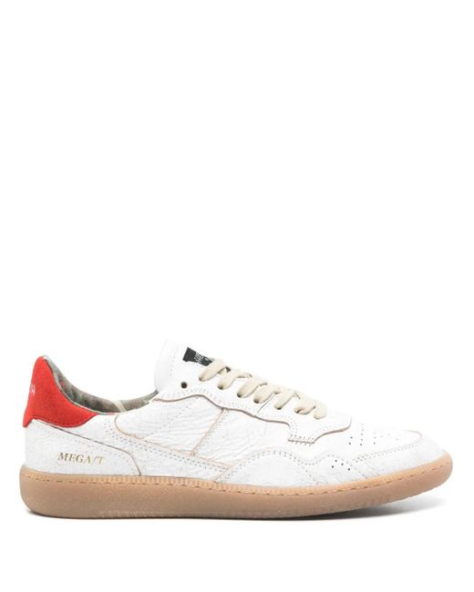HIDNANDER White Mega T Sneakers
