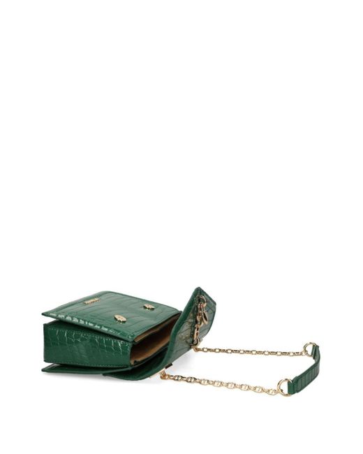 Love Moschino CrocodileEmbossed Crossbody Bag in Green Lyst UK