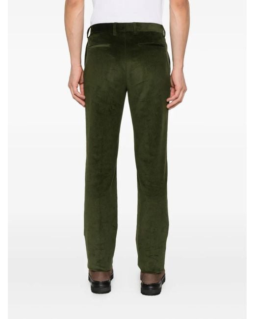 Etro Green Ribbed Trousers for men