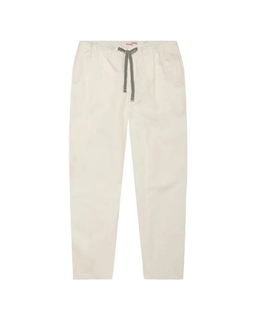 Orlebar Brown White Alex Drawstring Trousers for men