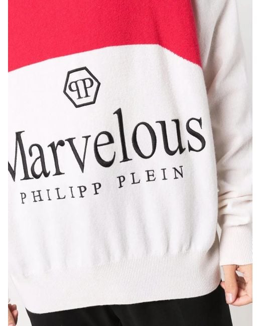 Pull À Logo Imprimé Philipp Plein pour homme en coloris Multicolor
