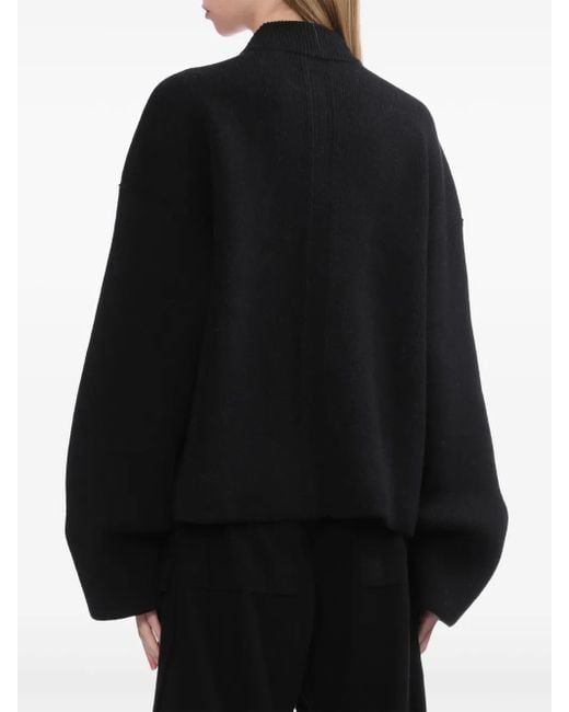 Maglione Con Logo di Rick Owens in Black