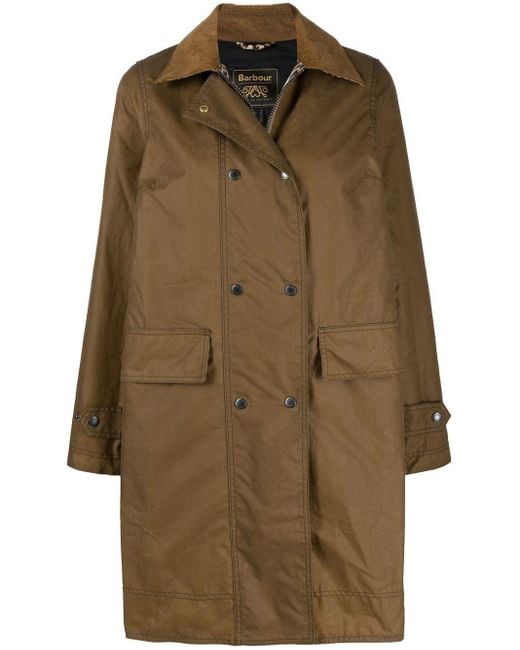 Barbour Cotton X House Of Hackney Bohemia Wax Coat in Brown | Lyst Canada