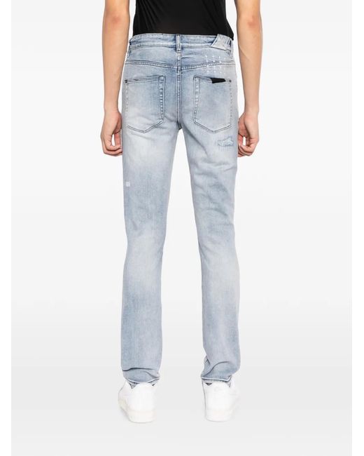 Ksubi Blue Chitch Philly Dollar Tapered Jeans for men
