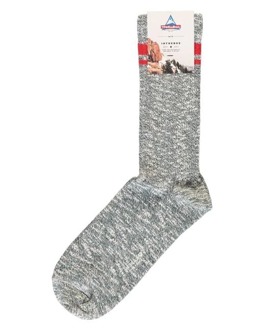 Holubar Gray Marl-Knit Socks for men