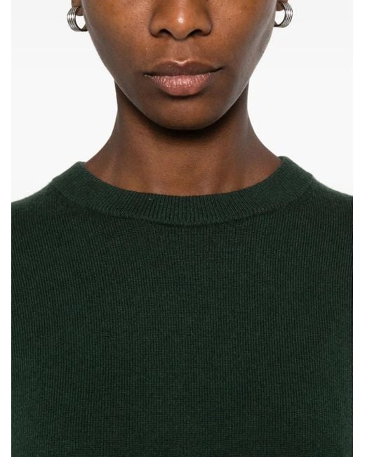 Vince Green Crew-Neck Cashmere Sweater
