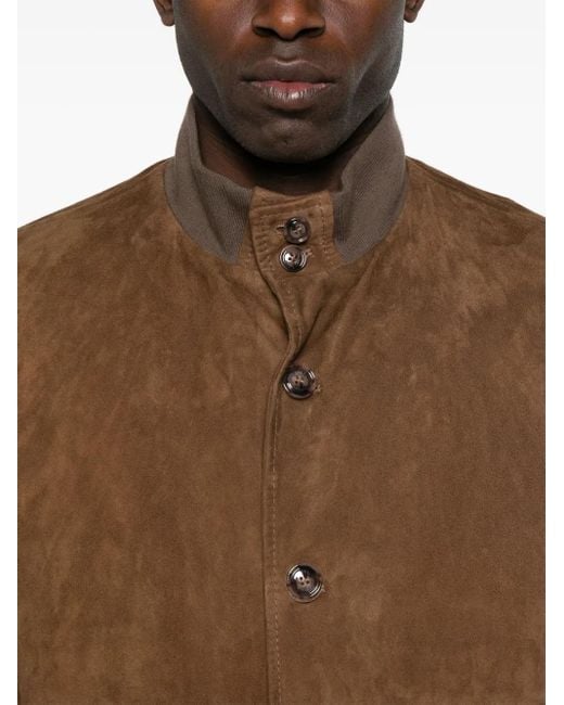 Barba Napoli Brown Vermont Jacket for men