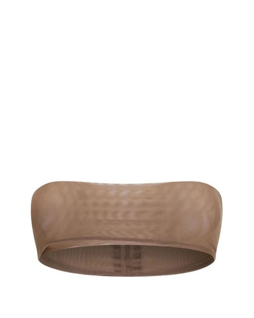 Rick Owens Brown Dna Bandeau Top