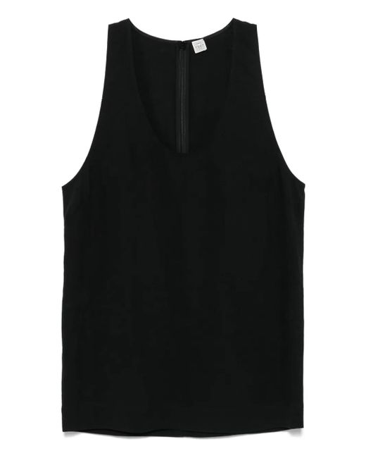 Totême  Black Jersey Tank Top