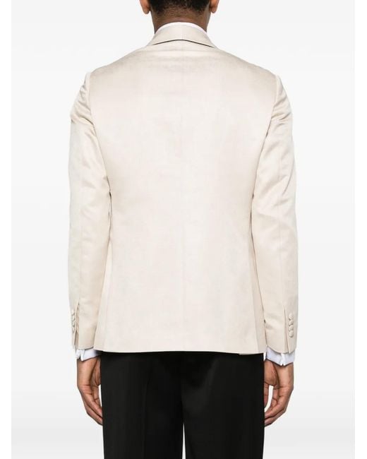 Lardini White Blazer À Simple Boutonnage for men