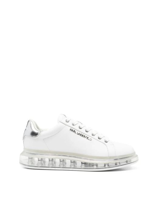 Karl Lagerfeld White Kapri Kushion Sneakers for men