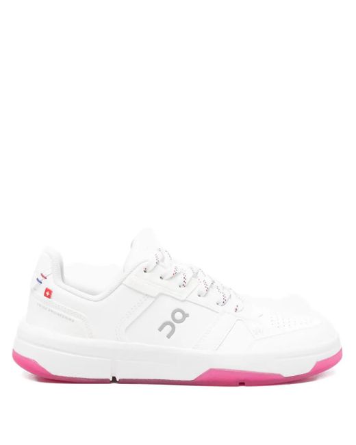 On Shoes White Cloudnova Lace-Up Sneakers