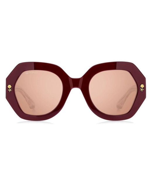 Etro Brown Mania Oversize-frame Sunglasses