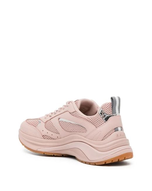 Bally Pink Woge Trainers