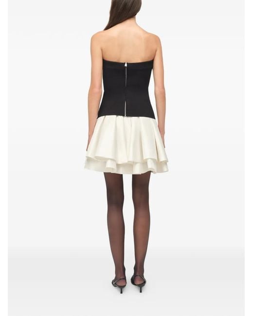 Jonathan Simkhai Black Isabelle Off-Shoulder Mini Dress