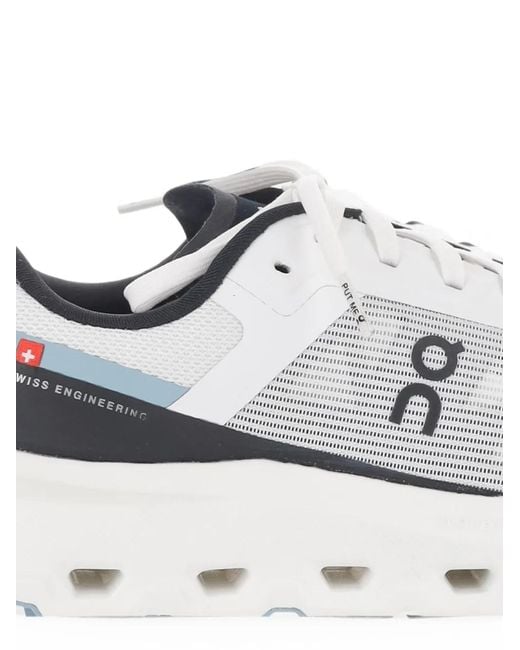 On Shoes White Cloudvista 3 Mesh Sneakers for men
