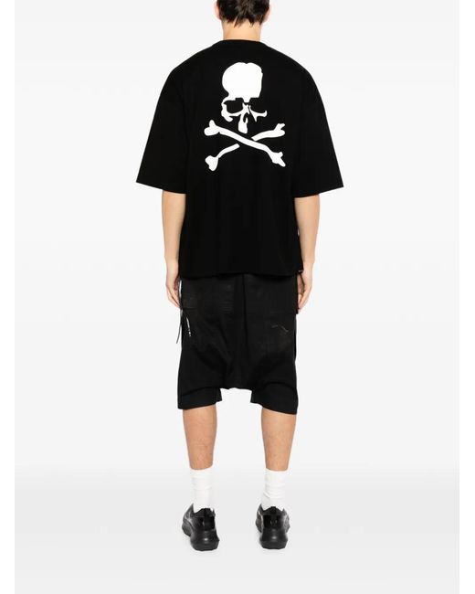 MASTERMIND WORLD Black Graphic T-Shirt for men