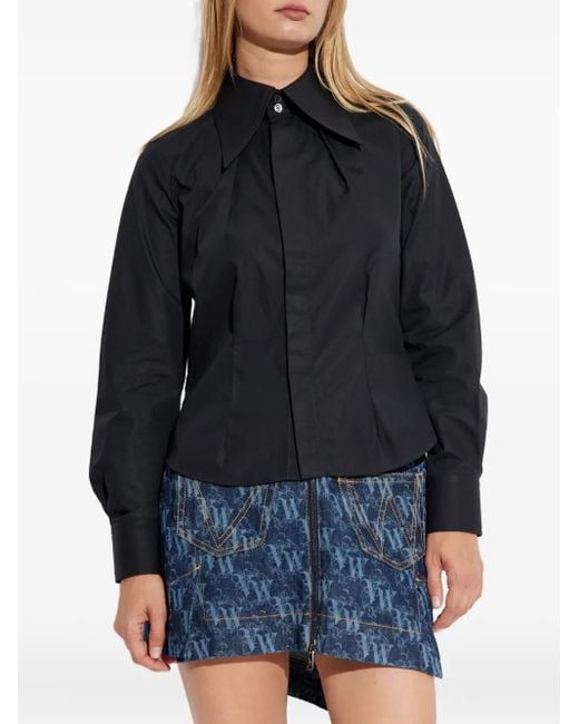 Vivienne Westwood Blue Violin Tuxedo Shirt