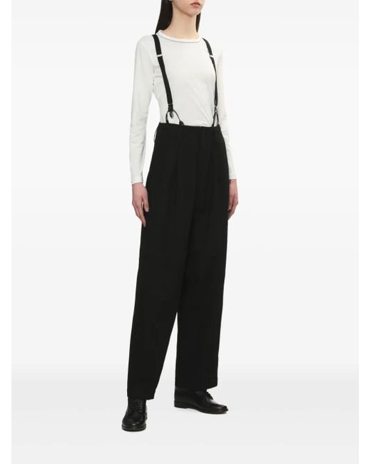Y's Yohji Yamamoto Black Cotton Dungaree