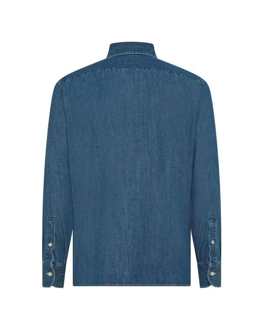 Seventy Blue Buttoned Shirt for men