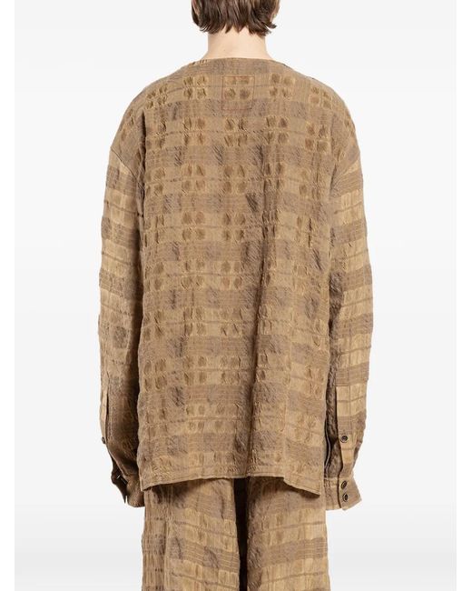 Uma Wang Natural Buttoned Shirt for men