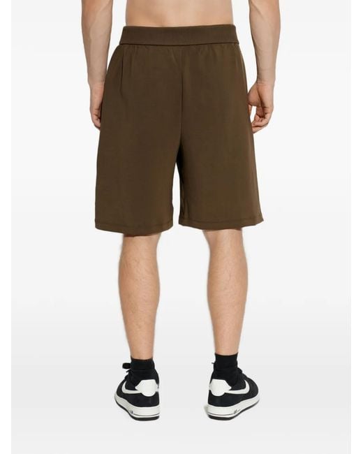 Nike Green Drawstring-Waist Track Shorts for men