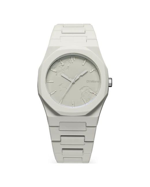 D1 Milano Gray Montre Polycarbon 40.5Mm