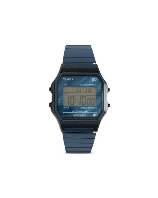 Timex Blue T80 Digital 34mm