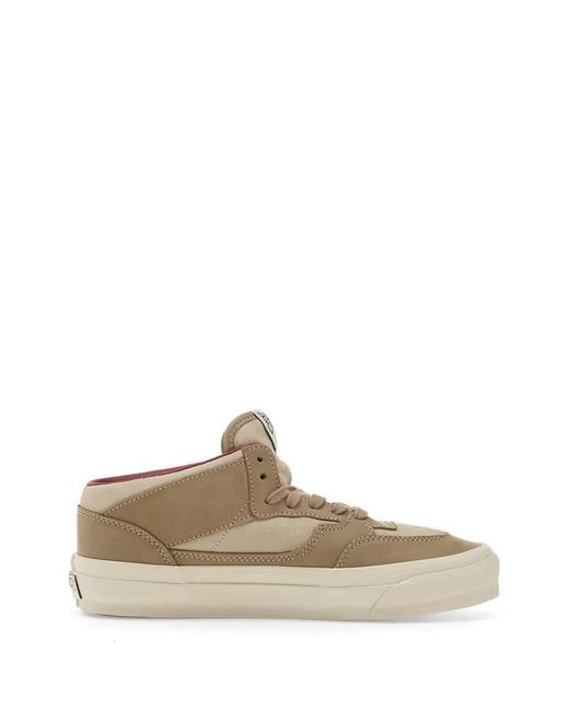 Vans White Premium Half Cab Lace-Up Sneakers