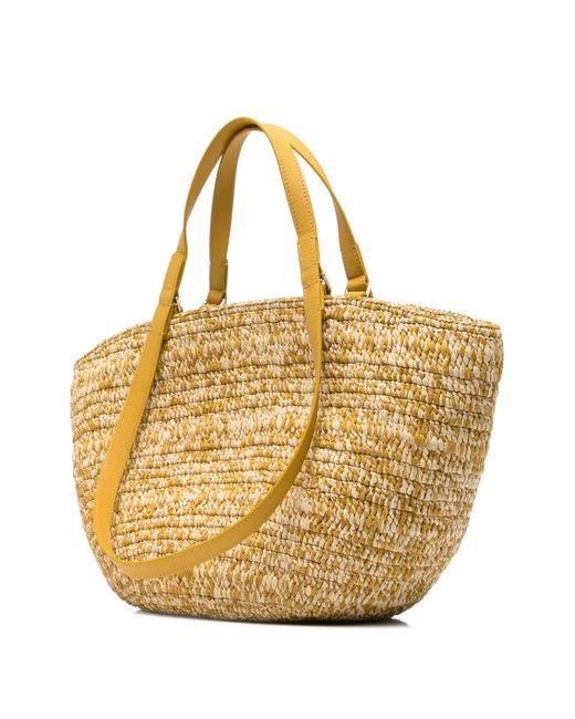 Loewe Metallic Medium Eclipse Basket Tote Bag