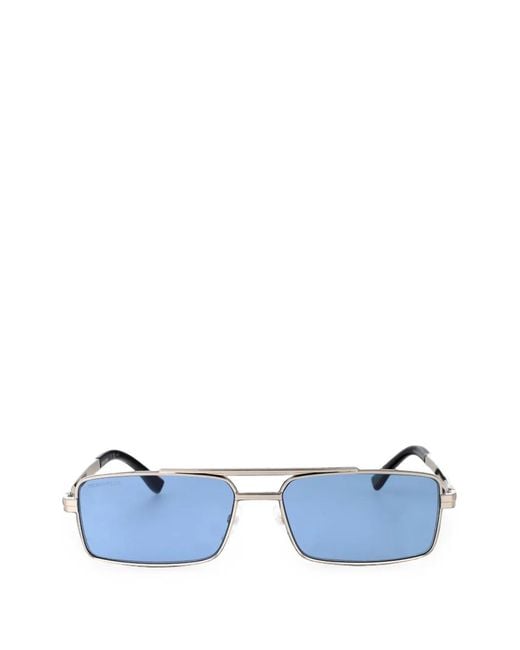 DSquared² Blue Rectangle-Frame Sunglasses for men