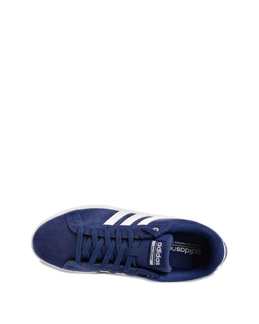 Adidas Blue Cloudfoam Advantage Sneakers for men