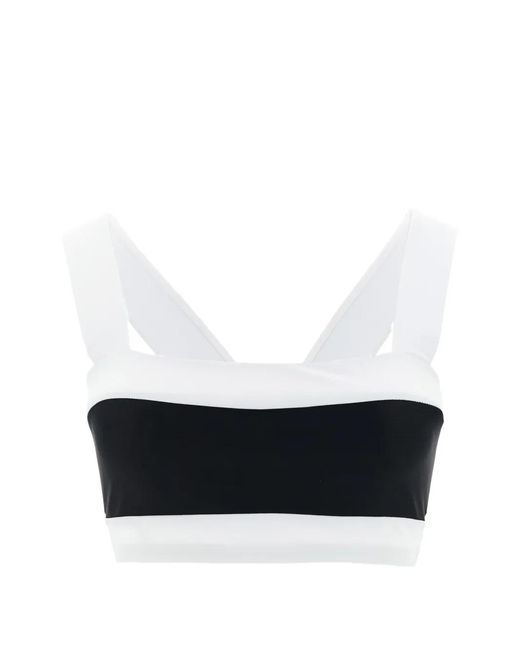 Goldbergh White Plonge Active Bikini Top