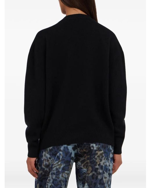 Pull À Col V Roberto Cavalli en coloris Black