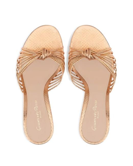 Gianvito Rossi Natural Marea Sandals