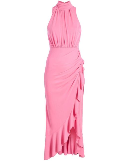 Robe mi-longue Antonia à design asymétrique Cinq À Sept en coloris Pink