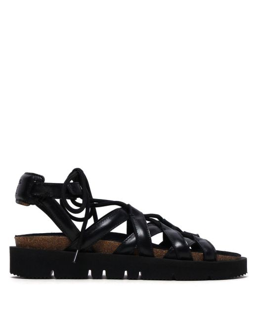 A.P.C. Black X Nrl Iliade Leather Sandals